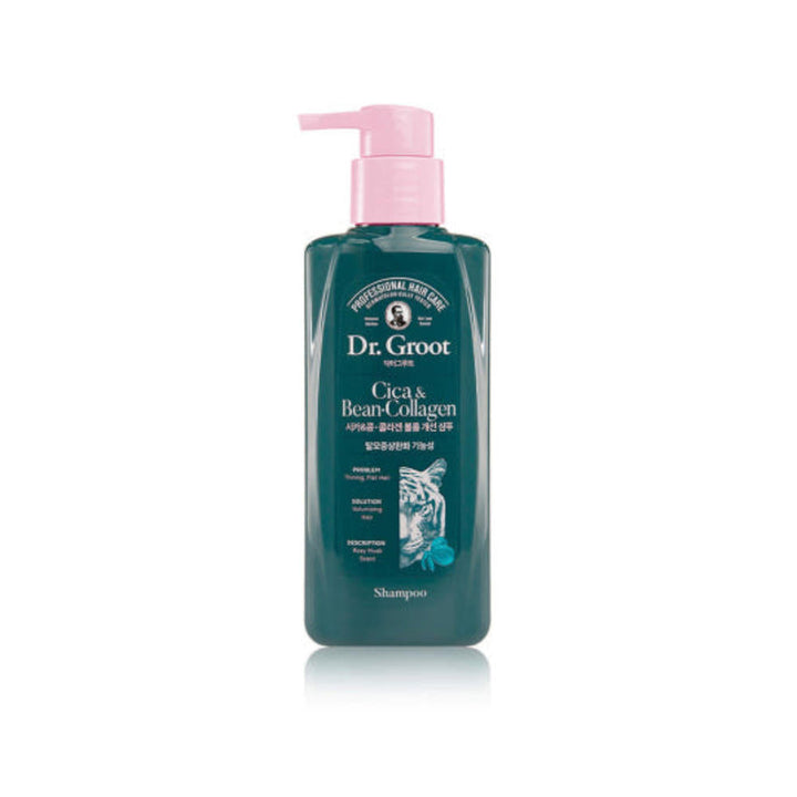 Dr.Groot Cica & Bean-Collagen Shampoo – 300ml | Scalp Balancing & Hair Loss Care with Cica & Plant Collagen