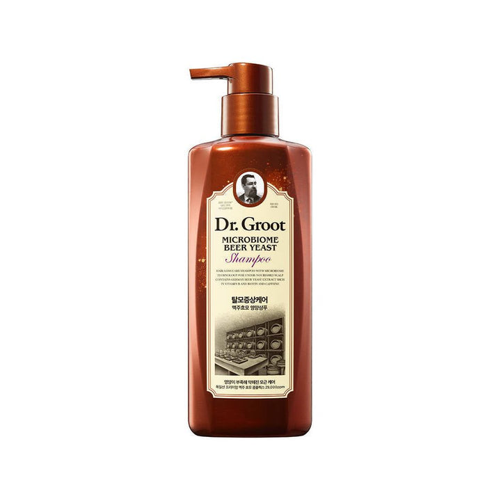 Dr.Groot Microbiome Beer Yeast Shampoo – 400ml | Strengthening & Nourishing Hair Loss Care with Beer-Vital™ Complex