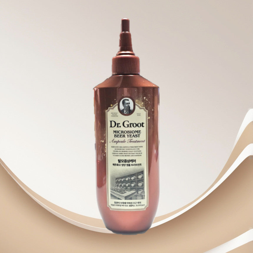 Dr.Groot Microbiome Beer Yeast Treatment – 250ml | Scalp-Strengthening Hair Loss Care with Beer-Vital™ & Probiotic Ampoule