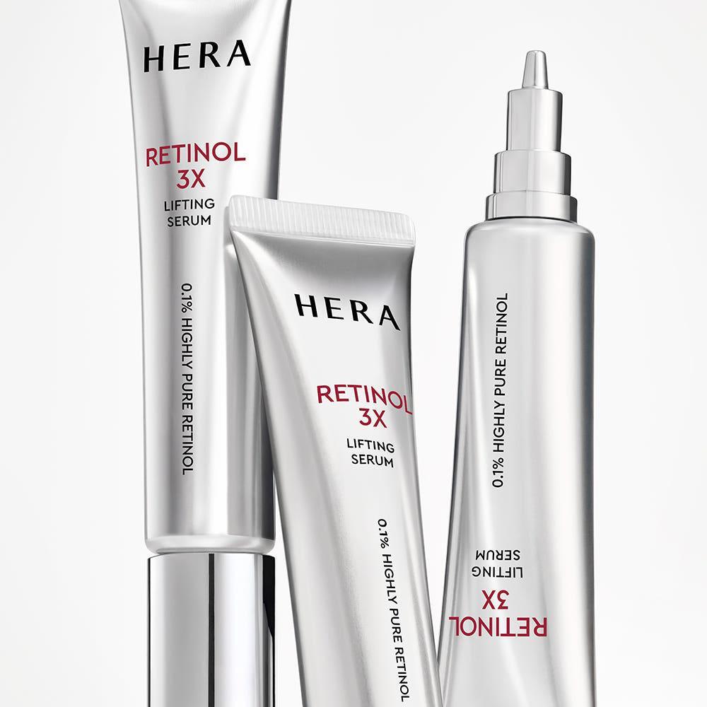 HERA Retinol 3X Lifting Serum – Firming + Deep Wrinkle Reduction + Anti-Ageing Retinol Power – 25ml