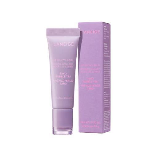 LANEIGE Lip Glowy Balm #Taro Bubble Tea – Ultra-Hydrating Glossy Lip Balm with Shea Butter – 10ml
