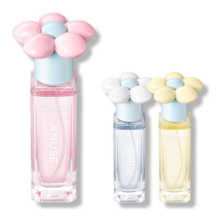 AMUSE Hair Perfume Mist 30ml (3 Scents) | Lightweight Shine & Long-Lasting Fresh Fragrance