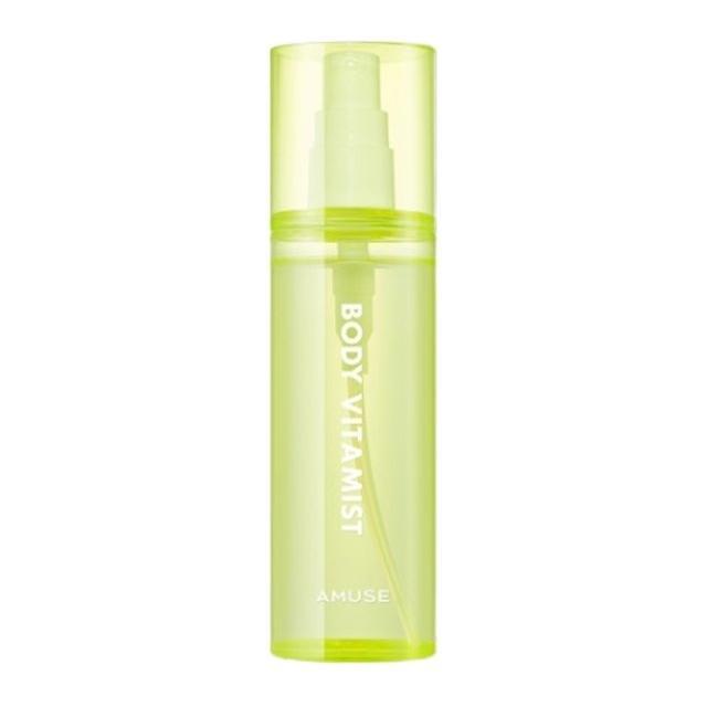 AMUSE Body Vita Mist 150ml | Hydrating, Brightening Vegan Body Mist with AHA, PHA & Jeju Tangerine