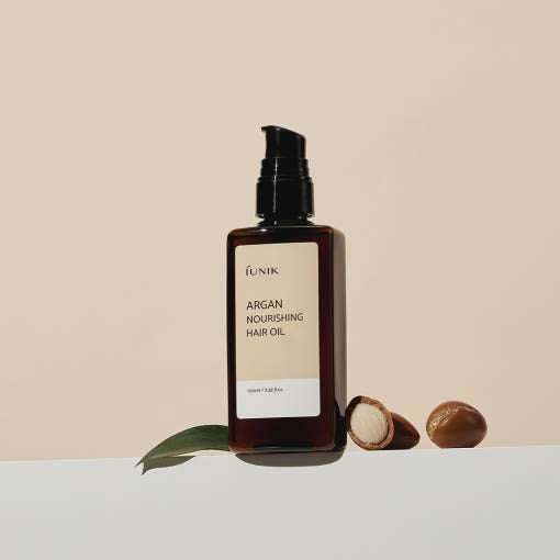 iUNIK Argan Nourishing Hair Oil 100ml | Lightweight Shine & Repair for Dry, Damaged Hair