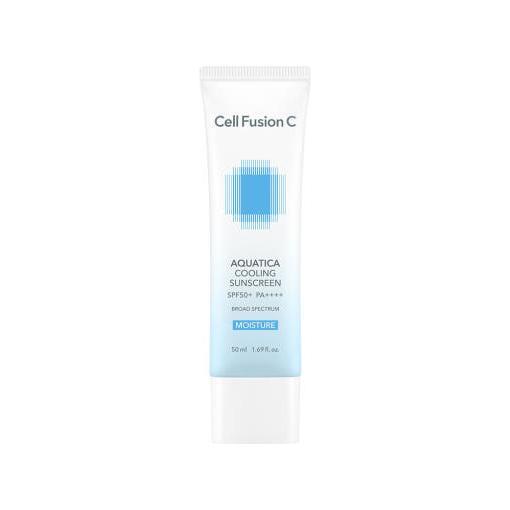 Cell Fusion C Aquatica Cooling Sunscreen SPF50+ PA++++ 50ml | Lightweight UV Protection with Cooling Hydration