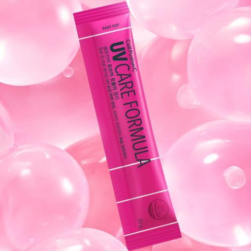 Cell Fusion C UV Care Formula Jelly 20g x 14 Sticks | Daily Citrus-Flavored Inner Sun Protection