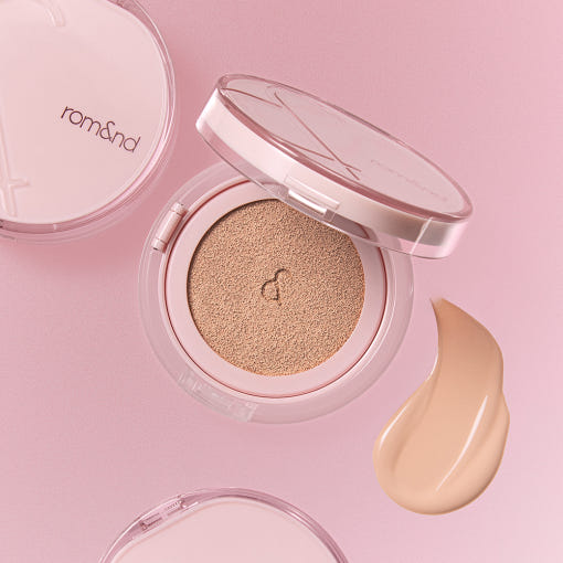 rom&nd Bloom In Coverfit Cushion SPF40 PA++ 15g (3 Colors) | Flawless, Long-Lasting Coverage for Redness & Blemishes