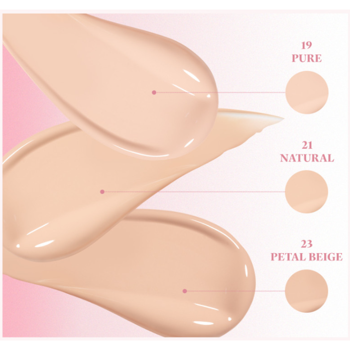 rom&nd Bloom In Coverfit Cushion SPF40 PA++ 15g (3 Colors) | Flawless, Long-Lasting Coverage for Redness & Blemishes