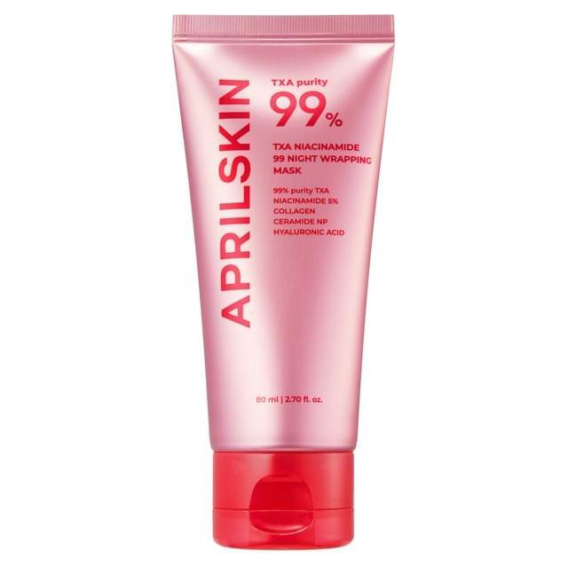 APRILSKIN TXA Niacinamide 99 Night Wrapping Mask 80ml | Overnight Brightening, Pore Refining & Firming Care