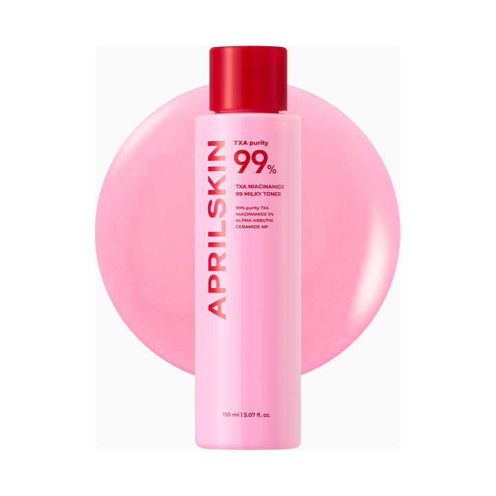 APRILSKIN TXA Niacinamide 99 Milky Toner 150ml | Brightening & Hydrating Hypoallergenic Toner