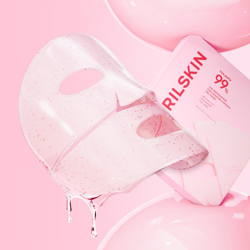 APRILSKIN TXA Niacinamide Collagen 99 Capsule Gel Mask 30g x 4ea | Brightening, Firming & Hydrating Gel Mask