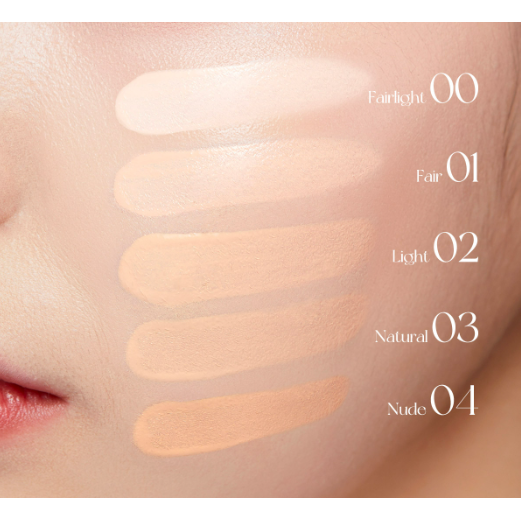 APRILSKIN Glowing Matt Cushion SPF50+ PA++++ Set 12g + 12g Refill (5 Shades) | 24-Hour Glow-Matte Coverage for Sensitive Skin