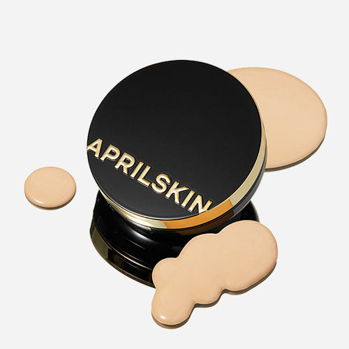 APRILSKIN Magic Snow Cushion SPF50+ PA+++ Set 15g + 15g Refill | Flawless Coverage & Hydration