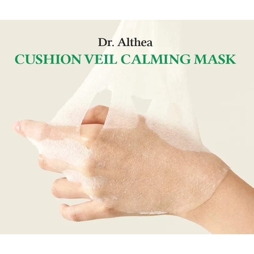 Dr.Althea Cushion Veil Calming Mask Sheet 28g x 4ea | Instant Cooling & Hydration for Sensitive Skin