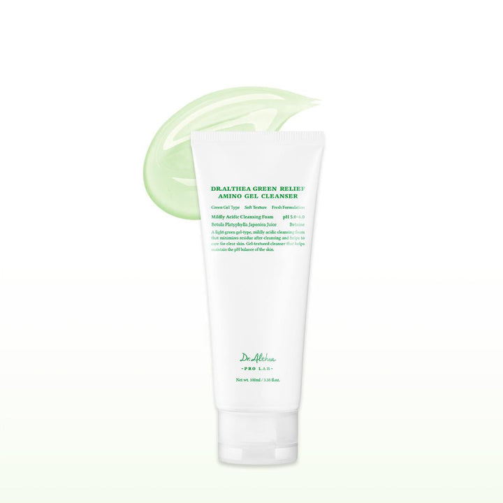 Dr.Althea Green Relief Amino Gel Cleanser 100ml | pH-Balanced Deep Cleanse & Skin Soothing Care
