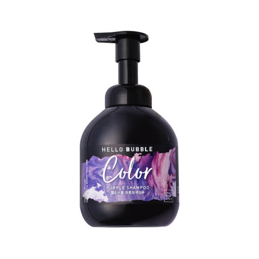 mise en scène Hello Bubble Color Purple Shampoo 400ml | Anti-Yellow Toning Care for Bleached Hair