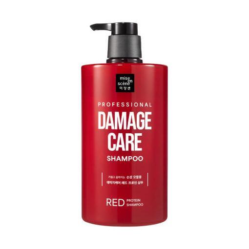 mise en scène Damage Care Red Protein Shampoo 1000ml | Daily Repair with Rose Protein & Argan Oil