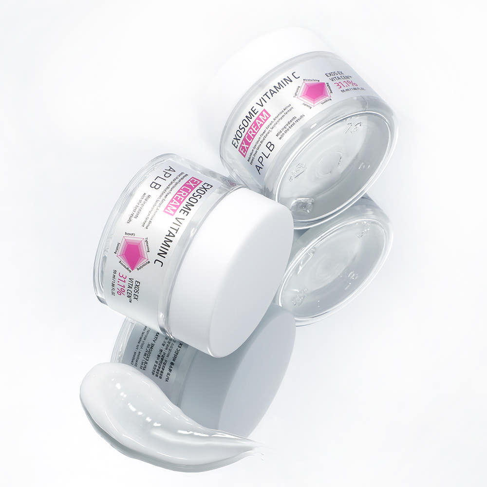 APLB Exosome Vitamin C EX Cream 55ml | Brightening, Calming & Deep Hydration for Sensitive Skin