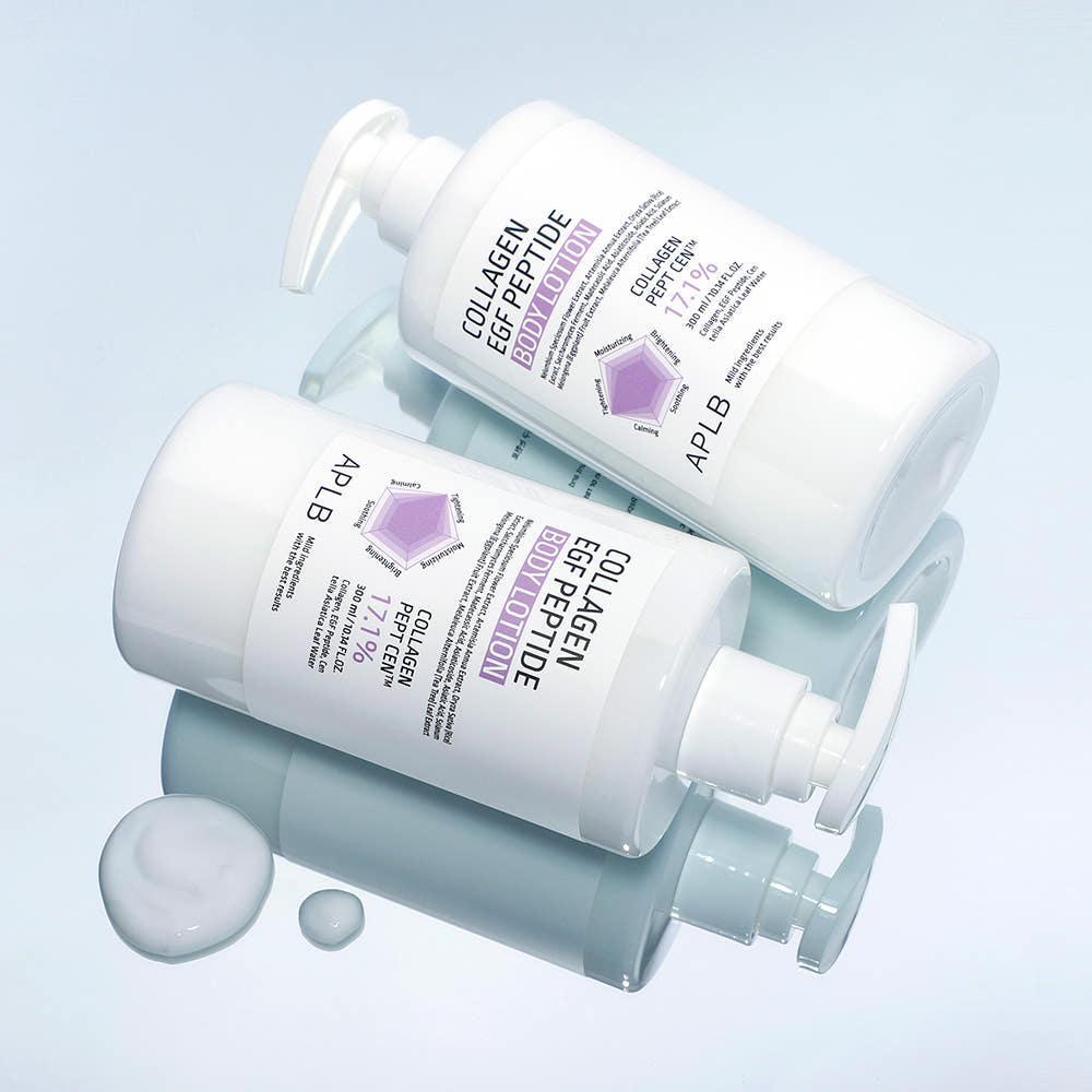 APLB Collagen EGF Peptide Body Lotion 300ml | Firming & Soothing Moisture Care for Sensitive Skin