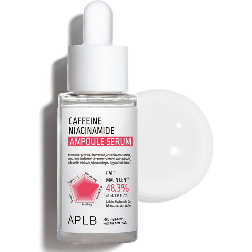APLB Caffeine + Niacinamide Ampoule Serum 40 ml | The Ultimate "Skin Energy Shot" for Dull, Puffy & Sensitive Skin
