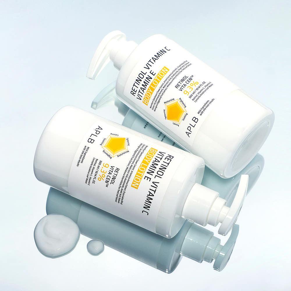 APLB Retinol + Vitamin C & E Body Lotion  300ml | Professional-Grade Skin Renewal From Neck to Toe