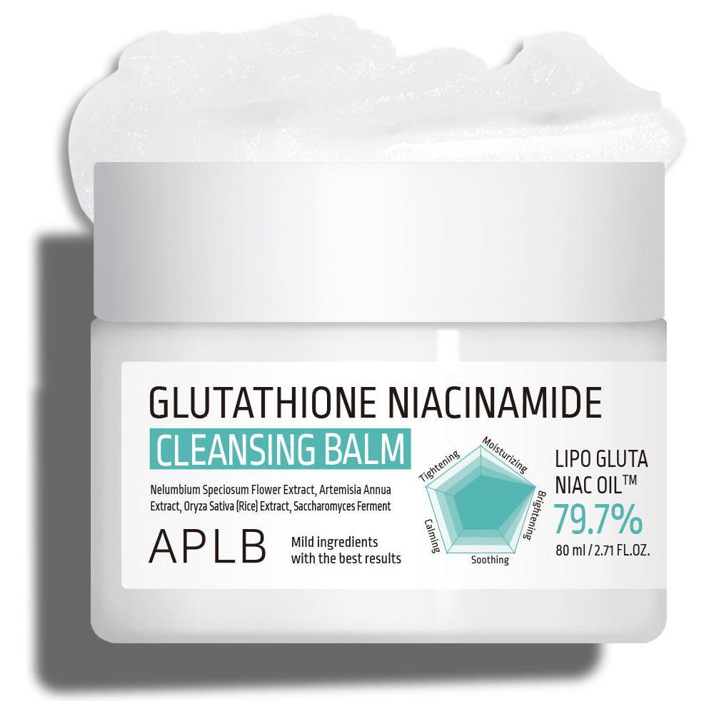 APLB Glutathione + Niacinamide Cleansing Balm  80ml | The 2-in-1 Brightening Treatment & Makeup Melter