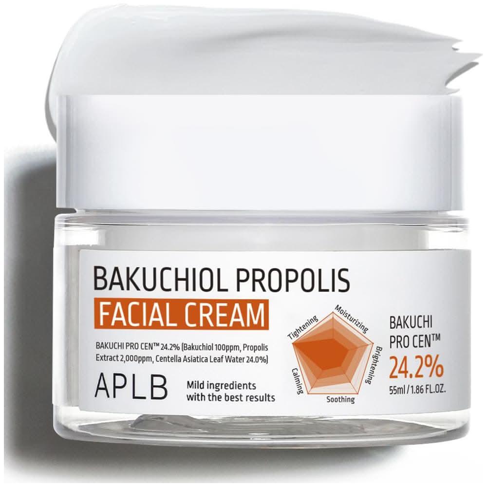 APLB Bakuchiol Propolis Facial Cream  55ml | Gentle Retinol Alternative for Hydration, Firmness & Radiance