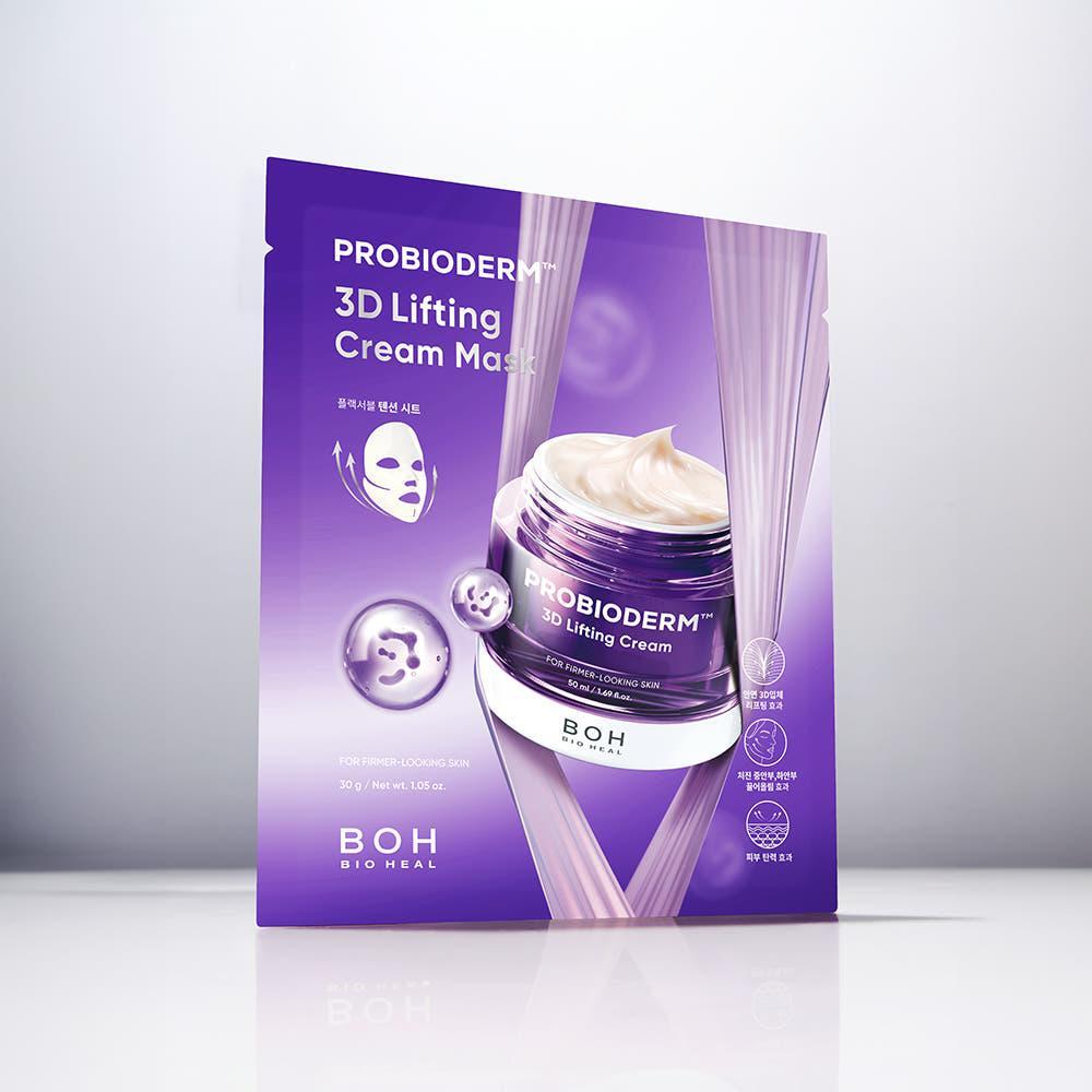 BIO HEAL BOH Probioderm 3D Lifting Cream Mask – 6 Pack The Non-Surgical Facelift in a Sheet