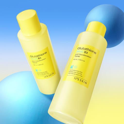It'S SKIN Glutathione Shot B3 Anti Discoloration Toner  120ml | Brightening & Hydrating Toner for Even Skin Tone