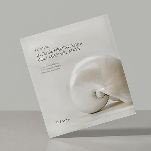 It'S SKIN Prestige Intense Firming Snail Collagen Gel Mask – 30g x 10 Count The 5-in-1 Intensive Treatment for Lifted Lit-From-Within Skin