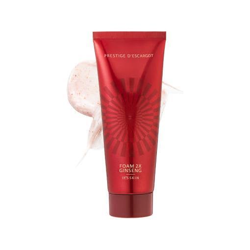 It’S SKIN Prestige Foam 2X Ginseng D Escargot Cleanser  150ml | Deep Cleansing & Nourishing Foam with Snail Mucin & Red Ginseng
