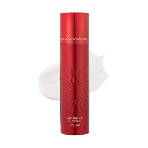 It'S SKIN Prestige Lotion 2X Ginseng D Escargot  140ml | Age-Defying Emulsion with Red Ginseng & 42% Snail Mucin