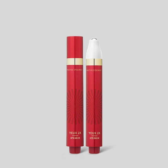 It'S SKIN Prestige Yeux 2X Ginseng D'Escargot Eye Serum  15ml | Firming & Depuffing Eye Treatment with Red Ginseng & Snail Mucin