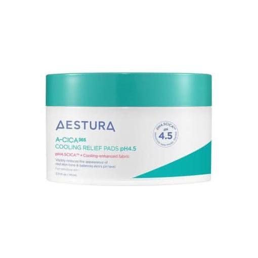 AESTURA A-Cica 365 Cooling Relief Pads – 110ml/60 Pads The Dermatologist-Approved SOS Treatment for Angry, Reactive Skin