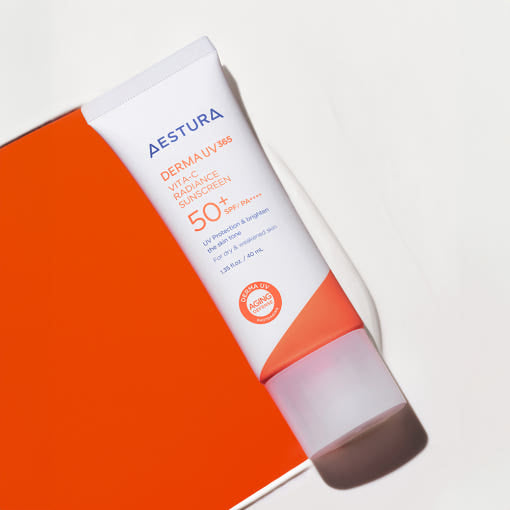 AESTURA Derma UV 365 Vita-C Radiance Sunscreen – 40ml | The Dermatologist-Approved SPF That Brightens While It Protects