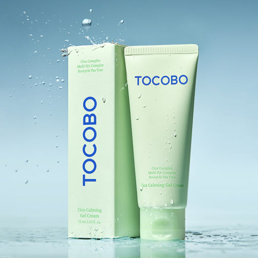 TOCOBO Cica Calming Gel Cream 75ml | Lightweight, 3-Second Soothing for Sensitive Skin