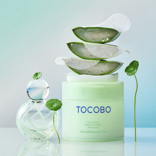 TOCOBO Cica Calming Aqua Pad 60 Pads | Instant Soothing & Hydration for Sensitive Skin