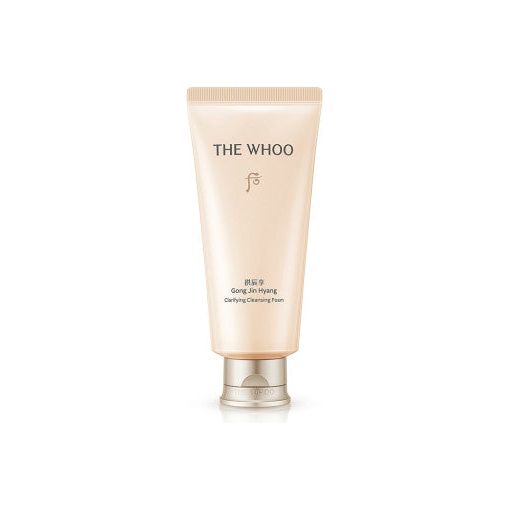 The History of Whoo Gongjinhyang Facial Foam Cleanser 180ml | Herbal Foaming Cleanser for Radiant, Moisturised Skin