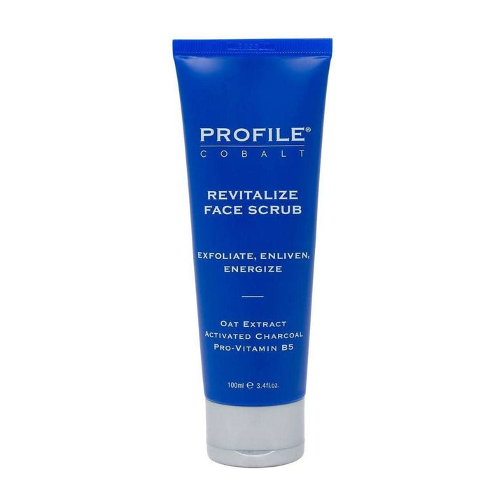 Profile Men's Revitalize Face Scrub | Deep Cleaning & Brightening with Activated Charcoal