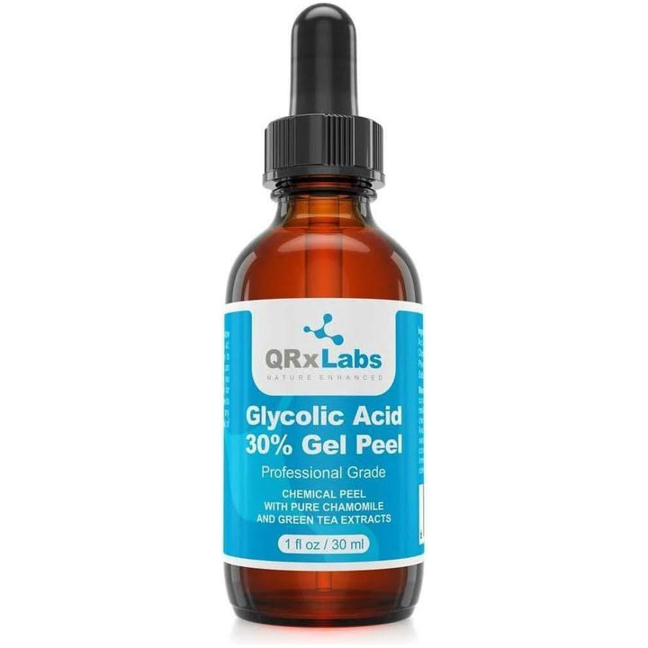 QRxLabs Glycolic Acid 30% Gel Peel | Professional Grade At-Home AHA Treatment