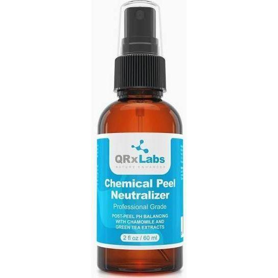 QRxLabs Chemical Peel Neutralizer 60ml | Professional pH Balancer with Chamomile & Green Tea for Post-Peel Recovery