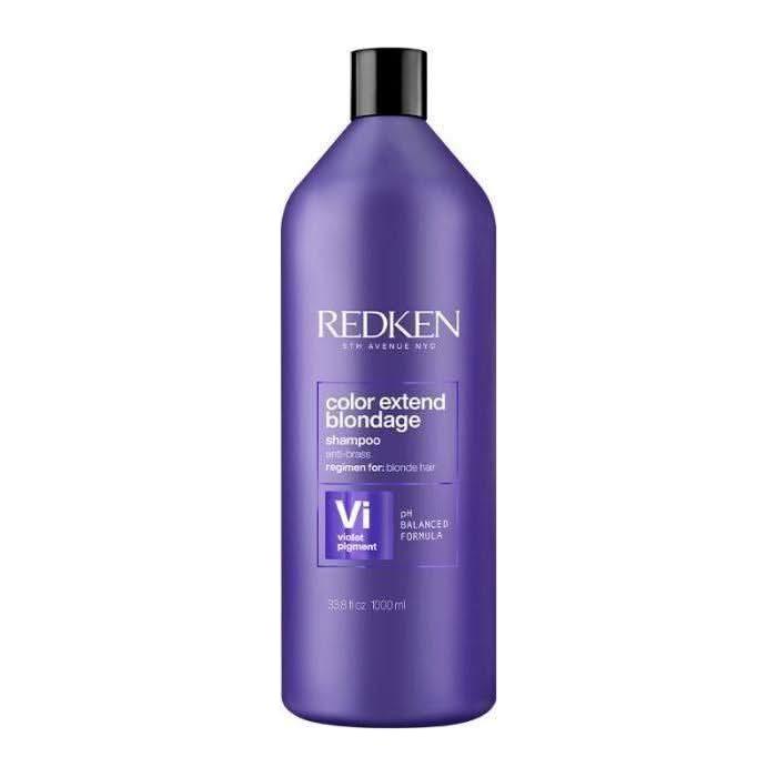 Redken Color Extend Blondage Shampoo 100ml | Purple Shampoo for Blonde Hair | Tones, Strengthens & Brightens Redken