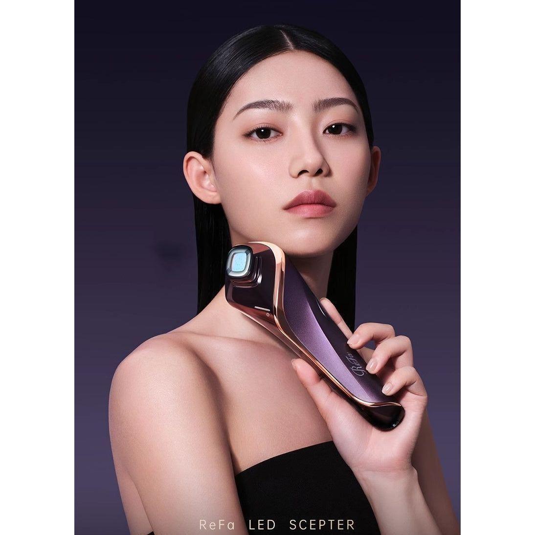 ReFa LED Scepter Beauty Device | Photoelectric Anti-Aging & Spot-Reducing Tool with Collagen Activation