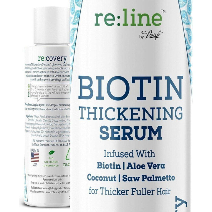 re:line Biotin Thickening Serum - 120ml | Hair Growth & Volume Boosting Treatment