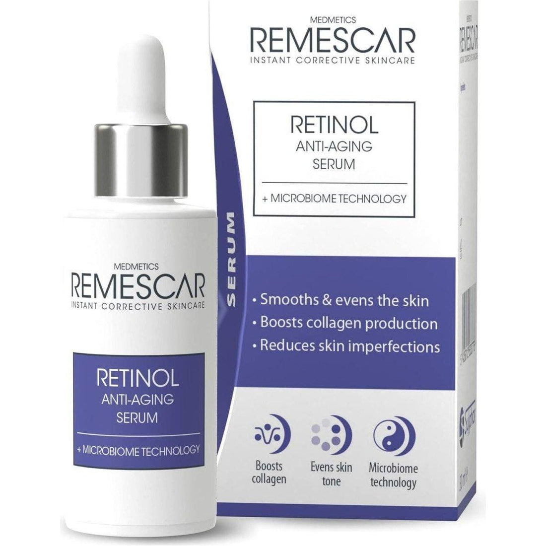 Remescar Retinol Anti-Aging Serum 30ml | Wrinkle-Reducing & Firming Treatment