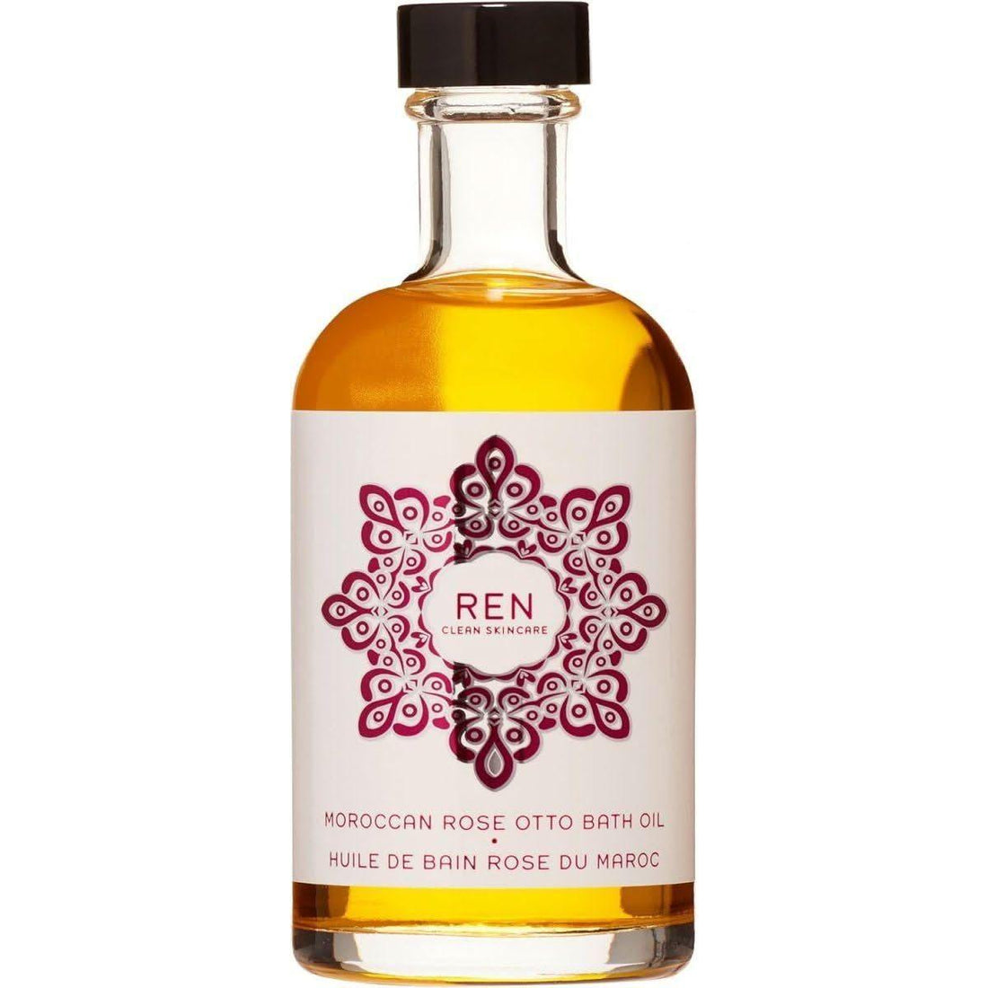 REN Moroccan Rose Otto Bath Oil 110ml Luxurious Moisture • Calming Aromatherapy • Spa-Like Relaxation