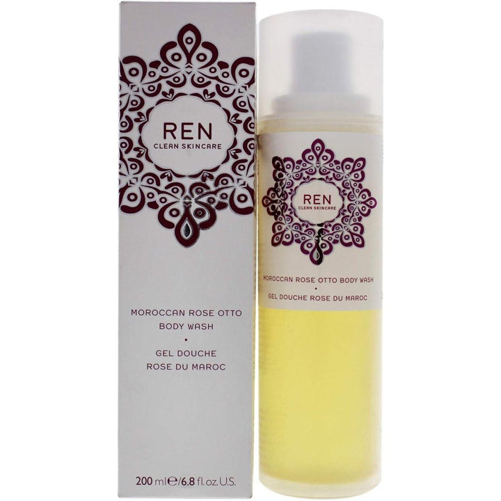 REN Moroccan Rose Otto Body Wash – 200ml | Luxurious Hydration & Aromatic Indulgence