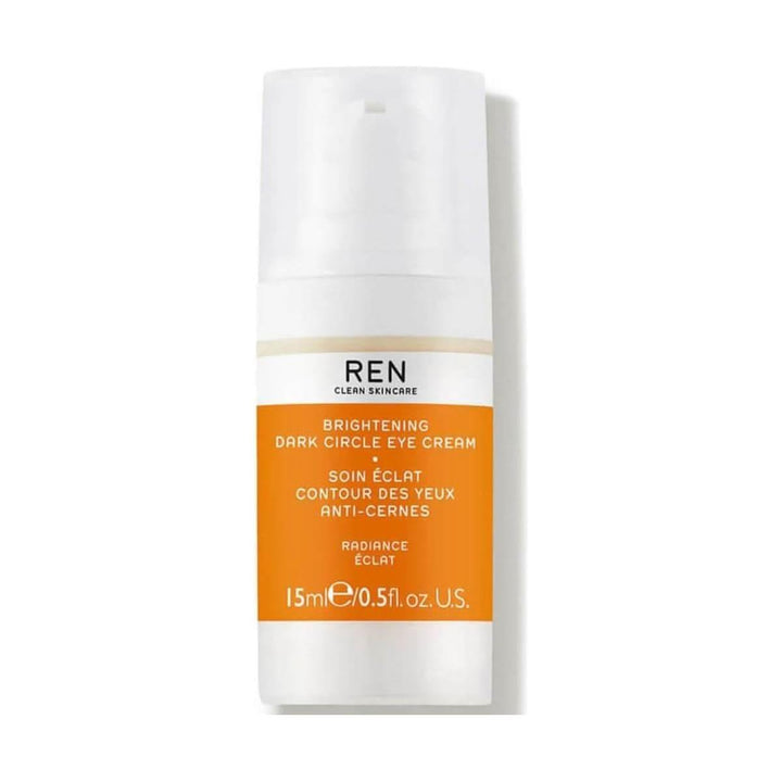 REN Clean Skincare Brightening Dark Circle Eye Cream 15ml | 95% Natural Formula for Brighter, Hydrated Eyes