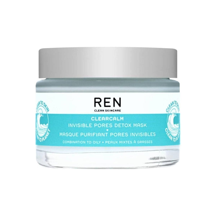 REN ClearCalm Pore Detox Mask Purifying clay mask to detox, refine pores, and hydrate without drying!