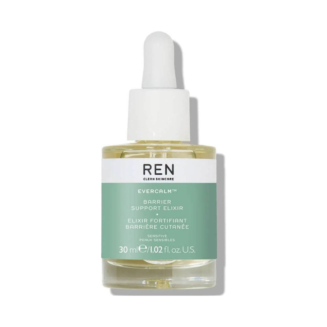 REN Evercalm Barrier Support Elixir 30ml | Soothe · Strengthen · Hydrate